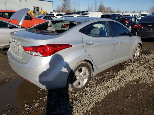 KMHDH4AE7CU334076 - 2012 HYUNDAI ELANTRA GLS SILVER photo 3