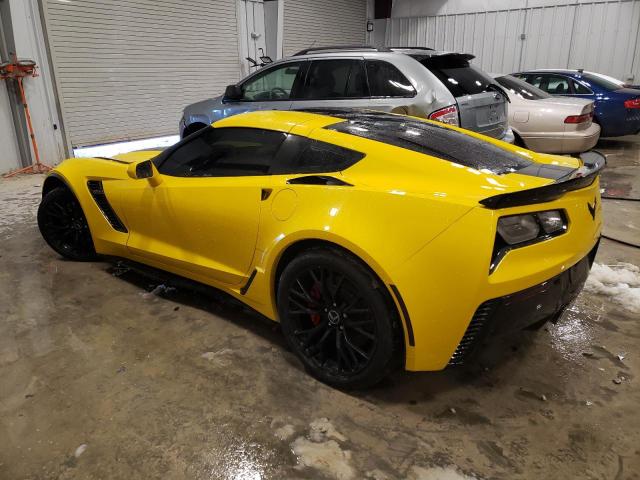 1G1YP2D60F5603544 - 2015 CHEVROLET CORVETTE Z06 1LZ YELLOW photo 2