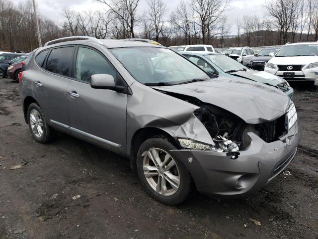 JN8AS5MV5DW647146 - 2013 NISSAN ROGUE S GRAY photo 4