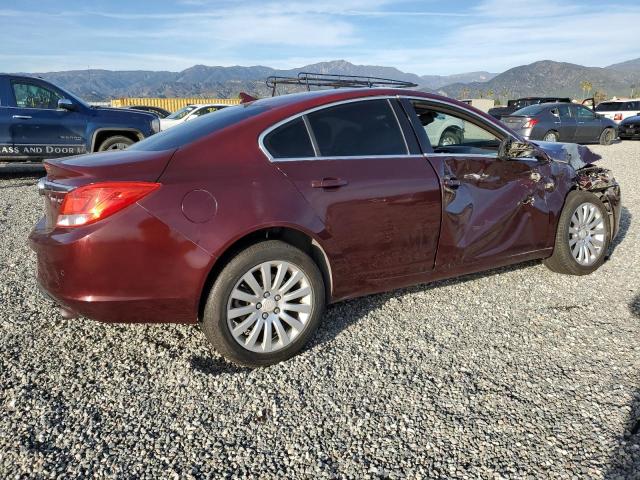 W04GY5GV1B1120113 - 2011 BUICK REGAL CXL BURGUNDY photo 3