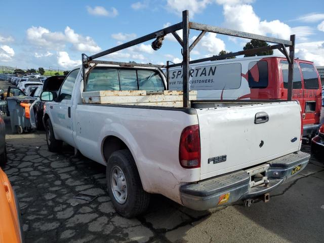 1FTNF20L51EA37740 - 2001 FORD F250 SUPER DUTY WHITE photo 2