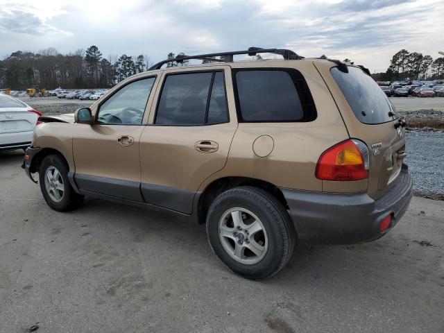 KM8SC13D32U241983 - 2002 HYUNDAI SANTA FE GLS GOLD photo 2