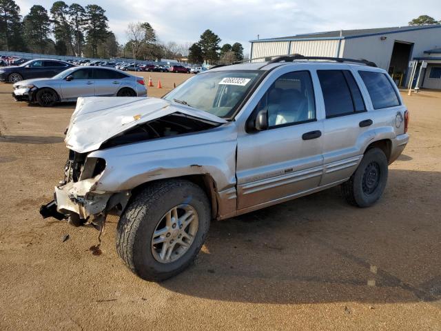 1J4GX48S24C282356 - 2004 JEEP GRAND CHER LAREDO SILVER photo 1