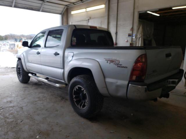 5TELU42N05Z060403 - 2005 TOYOTA TACOMA DOUBLE CAB 银色 照片 2