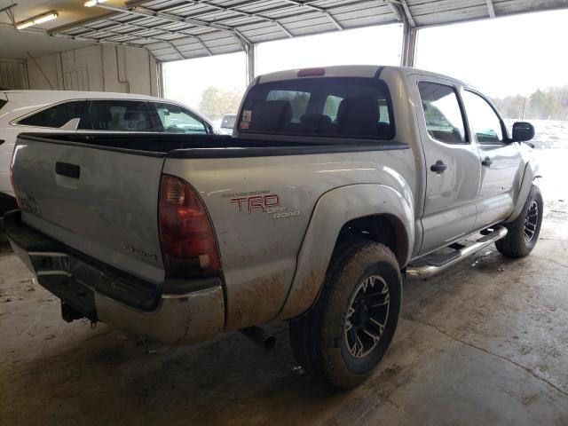 5TELU42N05Z060403 - 2005 TOYOTA TACOMA DOUBLE CAB 银色 照片 3