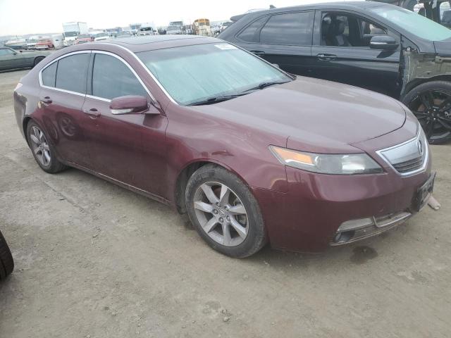 19UUA8F52CA021383 - 2012 ACURA TL BURGUNDY photo 4