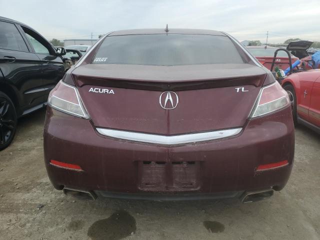 19UUA8F52CA021383 - 2012 ACURA TL BURGUNDY photo 6