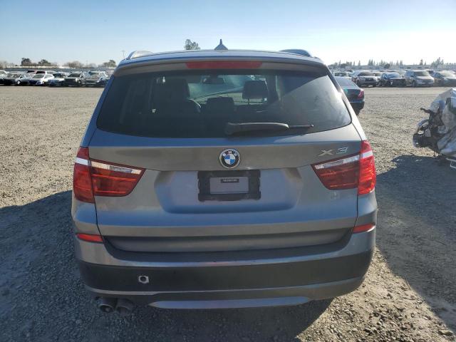 5UXWX7C57E0E82819 - 2014 BMW X3 XDRIVE35I GRAY photo 6