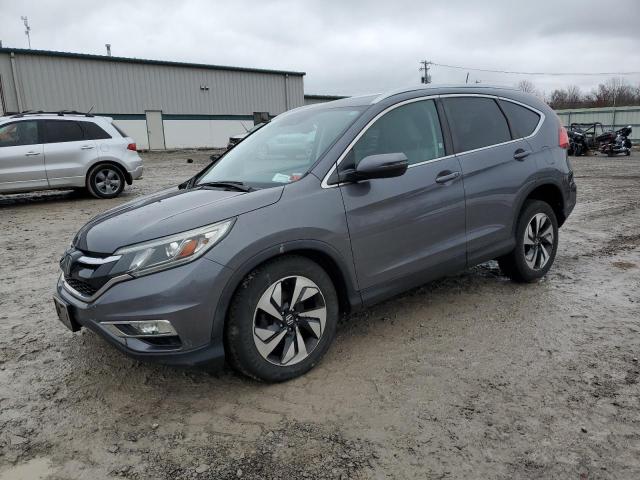 5J6RM4H96FL086339 - 2015 HONDA CR-V TOURING GRAY photo 1