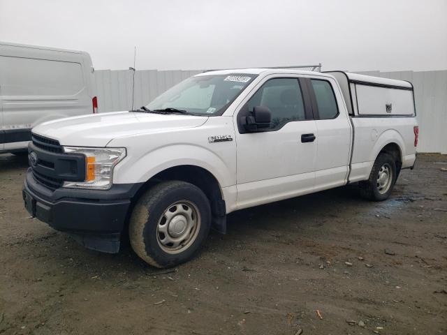 1FTEX1CB4JKD59376 - 2018 FORD F150 SUPER CAB WHITE photo 1