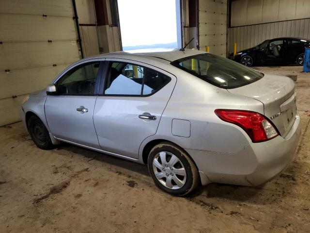 3N1CN7AP5CL849778 - 2012 NISSAN VERSA S SILVER photo 2