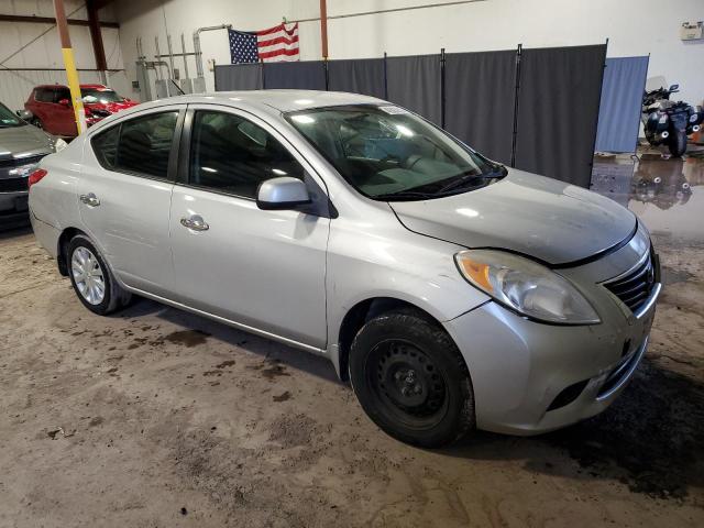 3N1CN7AP5CL849778 - 2012 NISSAN VERSA S SILVER photo 4