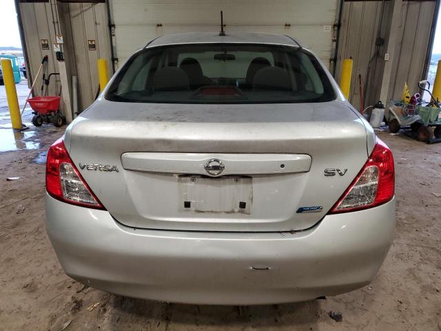 3N1CN7AP5CL849778 - 2012 NISSAN VERSA S SILVER photo 6