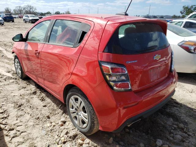 1G1JG6SB6L4128945 - 2020 CHEVROLET SONIC RED photo 2