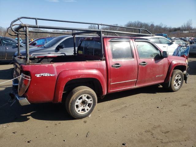 1GTDS136548154518 - 2004 GMC CANYON RED photo 3