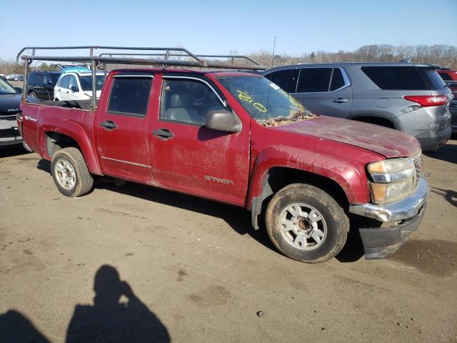 1GTDS136548154518 - 2004 GMC CANYON RED photo 4
