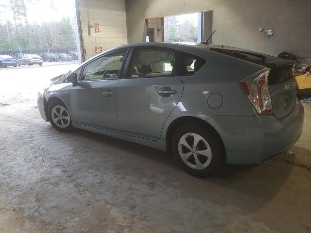 JTDKN3DU3F1900077 - 2015 TOYOTA PRIUS BLUE photo 2