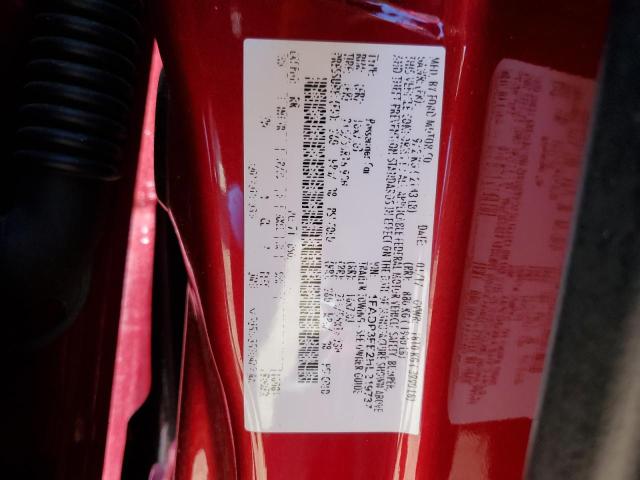 1FADP3FE2HL219737 - 2017 FORD FOCUS SE RED photo 12