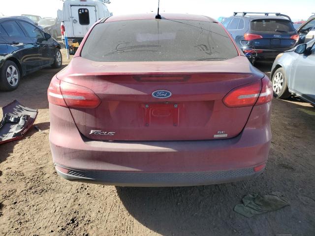 1FADP3FE2HL219737 - 2017 FORD FOCUS SE RED photo 6