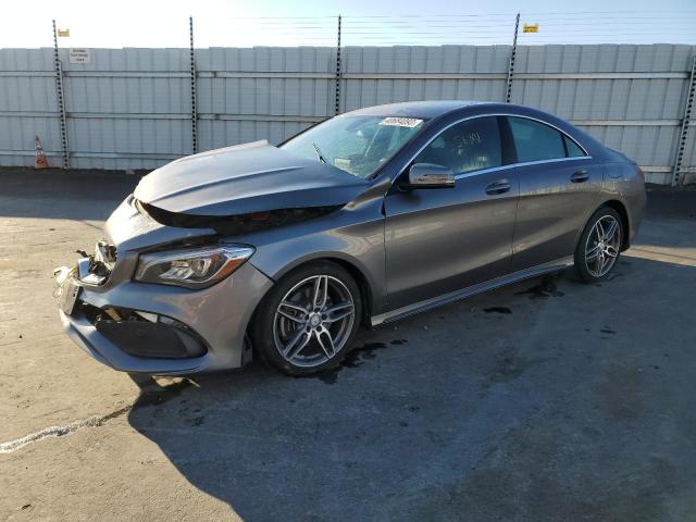 WDDSJ4EB7JN517796 - 2018 MERCEDES-BENZ CLA 250 GRAY photo 1