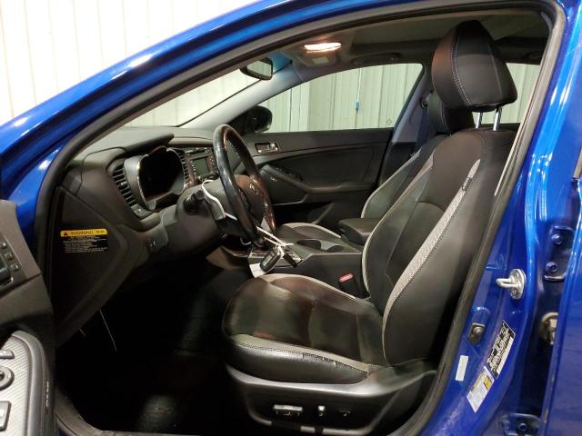 5XXGR4A61DG127830 - 2013 KIA OPTIMA SX BLUE photo 7