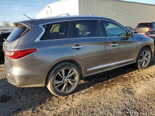 5N1CL0MN8FC504003 - 2015 INFINITI QX60 HYBRID GRAY photo 3