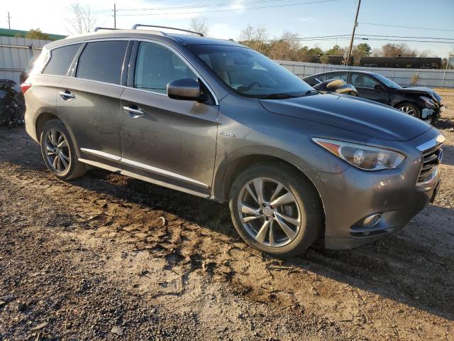 5N1CL0MN8FC504003 - 2015 INFINITI QX60 HYBRID GRAY photo 4