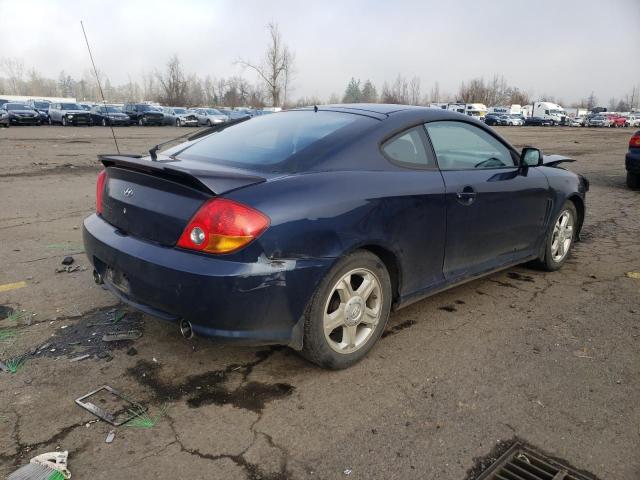 KMHHM65D74U126615 - 2004 HYUNDAI TIBURON BLUE photo 3