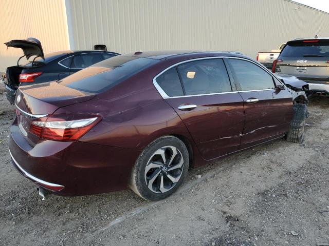 1HGCR2F82GA024494 - 2016 HONDA ACCORD EXL RED photo 3