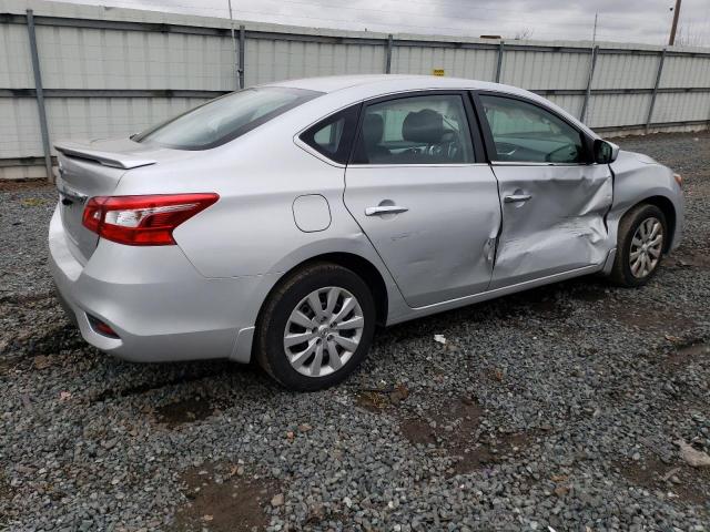 3N1AB7AP3HY262974 - 2017 NISSAN SENTRA S SILVER photo 3