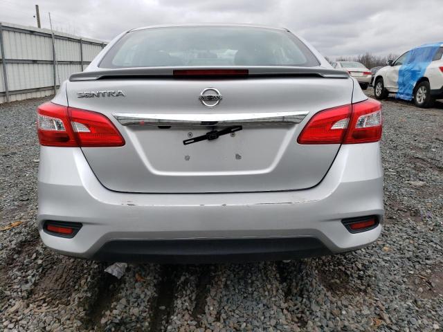 3N1AB7AP3HY262974 - 2017 NISSAN SENTRA S SILVER photo 6