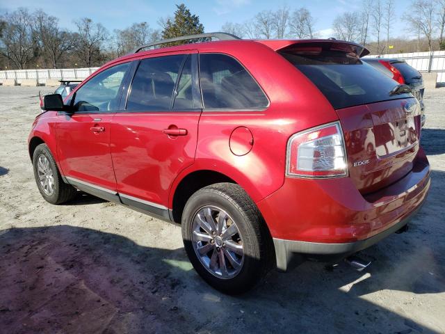 2FMDK39C07BA94170 - 2007 FORD EDGE SEL PLUS RED photo 2