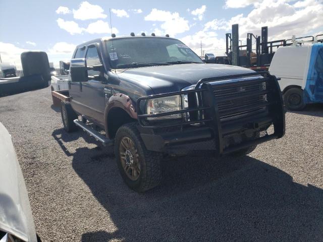 1FTWW31P47EA30623 - 2007 FORD F350 SRW SUPER DUTY BLUE photo 4