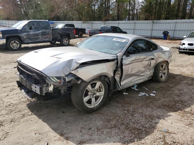 1FA6P8TH5J5182634 - 2018 FORD MUSTANG SILVER photo 1