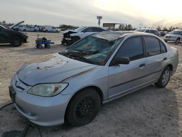 2HGES16314H592776 - 2004 HONDA CIVIC DX VP SILVER photo 1