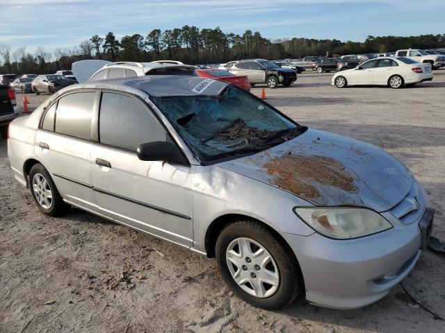 2HGES16314H592776 - 2004 HONDA CIVIC DX VP SILVER photo 4