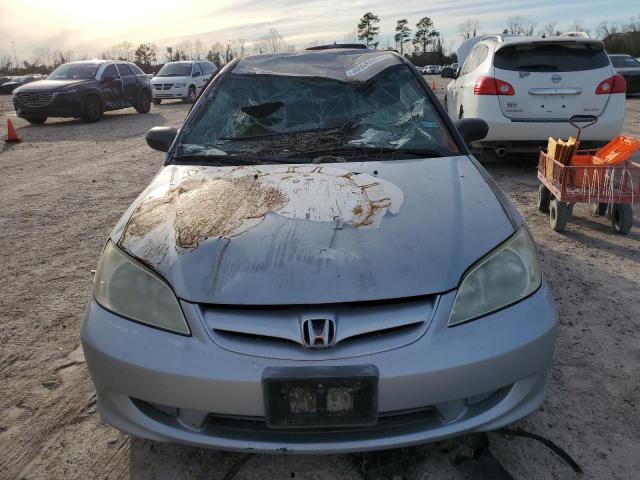2HGES16314H592776 - 2004 HONDA CIVIC DX VP SILVER photo 5