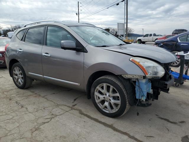 JN8AS5MT5DW518905 - 2013 NISSAN ROGUE S GRAY photo 4