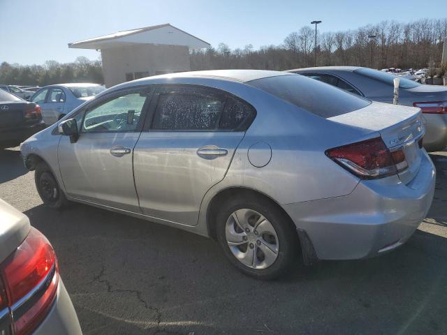 2HGFB2F53FH519195 - 2015 HONDA CIVIC LX SILVER photo 2