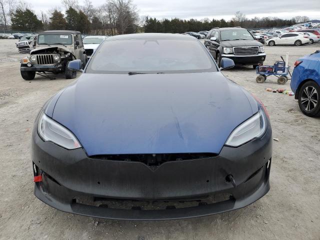 5YJSA1E60MF436332 - 2021 TESLA MODEL S Կապույտ լուսանկար 5