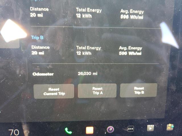 5YJSA1E60MF436332 - 2021 TESLA MODEL S Կապույտ լուսանկար 9