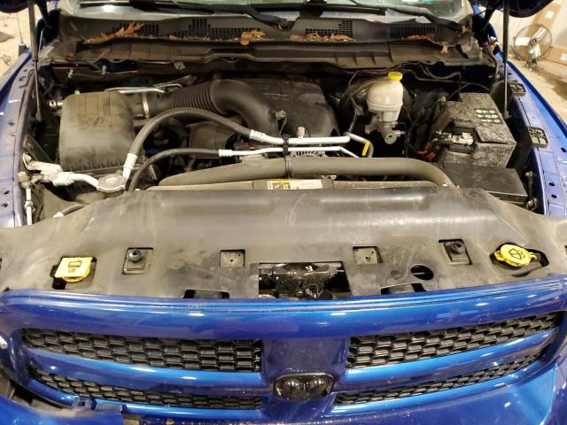 1C6RR7FT2GS122730 - 2016 RAM 1500 ST BLUE photo 11