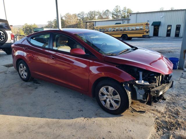 5NPDH4AEXGH761840 - 2016 HYUNDAI ELANTRA SE RED photo 4