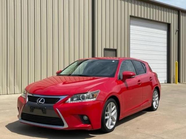 JTHKD5BH8E2177144 - 2014 LEXUS CT 200 RED photo 2