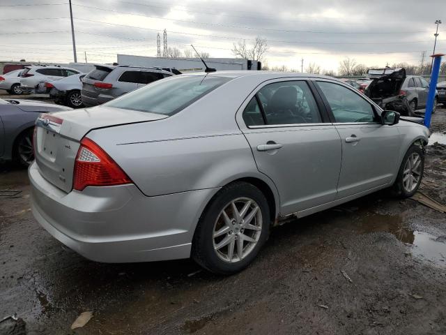 3FAHP0JGXAR216133 - 2010 FORD FUSION SEL SILVER photo 3