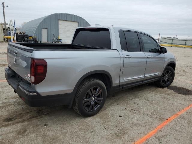 5FPYK3F12KB037657 - 2019 HONDA RIDGELINE SPORT SILVER photo 3