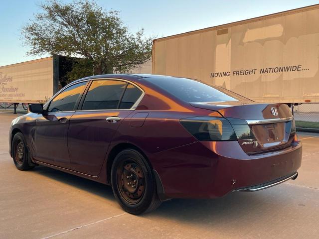 1HGCR2F39FA052232 - 2015 HONDA ACCORD LX MAROON photo 3