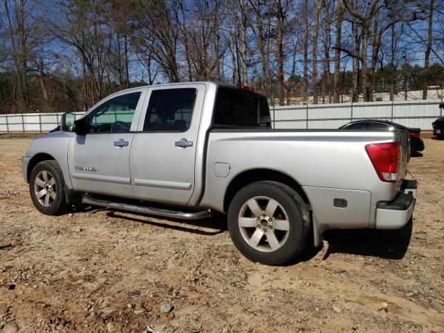 1N6AA07B05N580091 - 2005 NISSAN TITAN XE SILVER photo 2