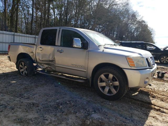 1N6AA07B05N580091 - 2005 NISSAN TITAN XE SILVER photo 4