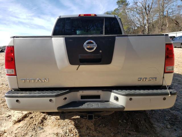 1N6AA07B05N580091 - 2005 NISSAN TITAN XE SILVER photo 6